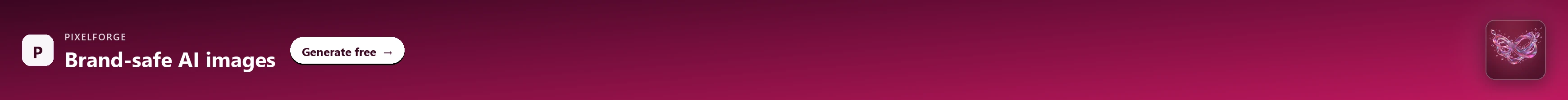 PixelForge — Brand-safe AI images